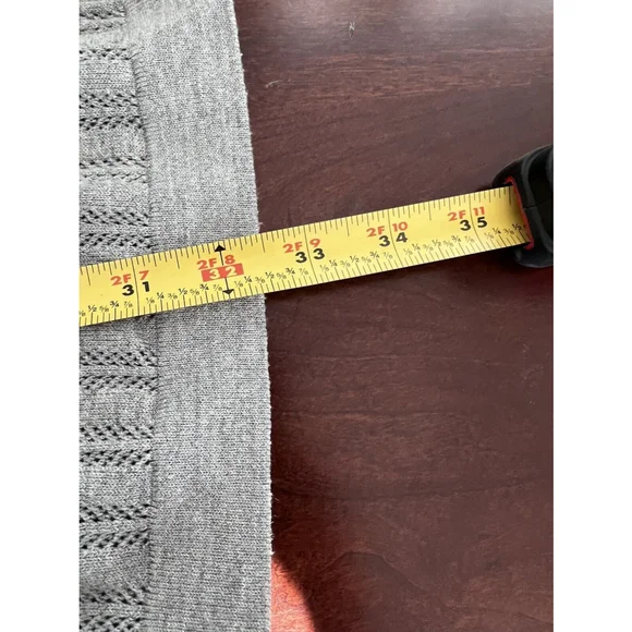 Karen Scott Womens Open Knit Cardigan Sweater Size Large Gray - Picture 6 of 6